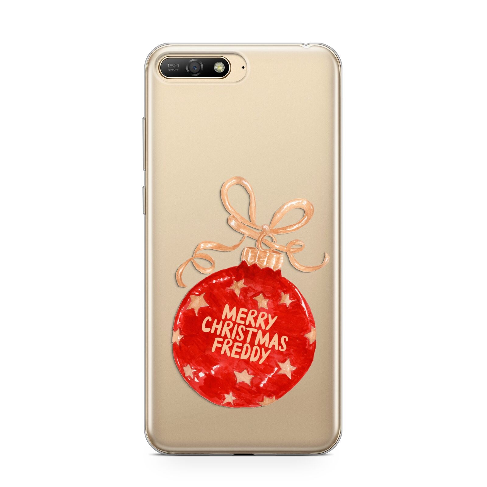 Christmas Bauble Personalised Huawei Y6 2018