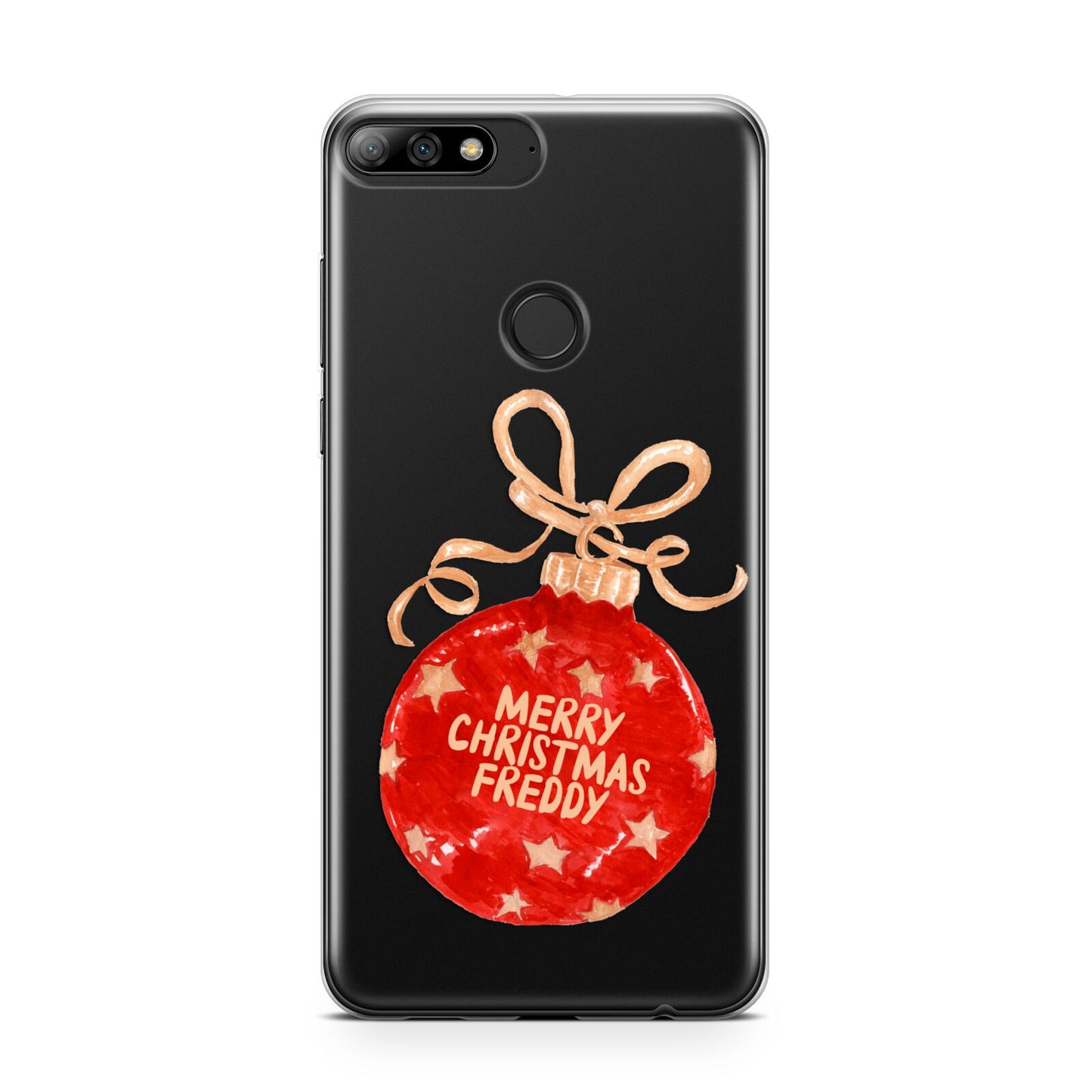 Christmas Bauble Personalised Huawei Y7 2018