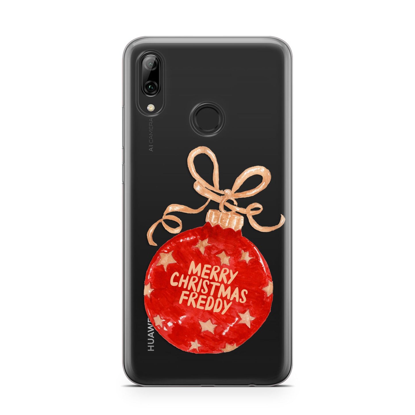 Christmas Bauble Personalised Huawei Y7 2019