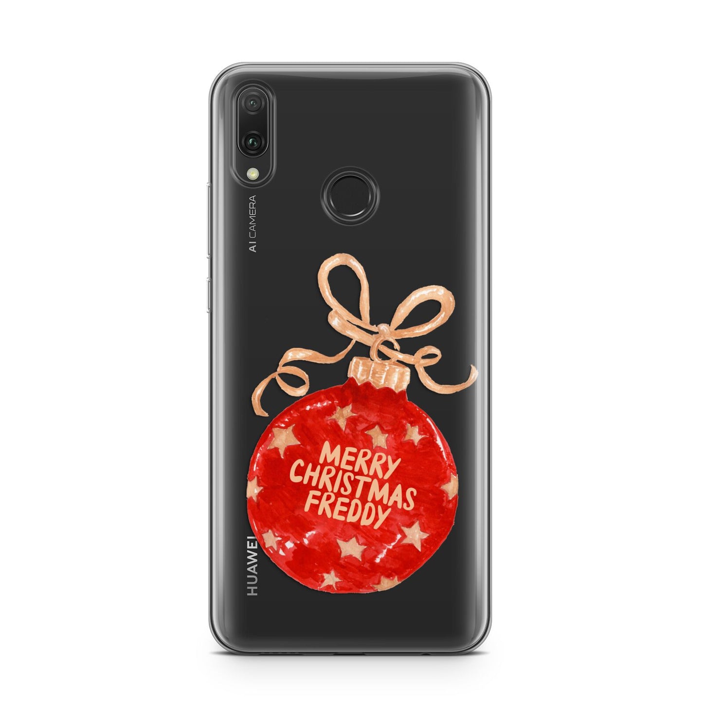 Christmas Bauble Personalised Huawei Y9 2019