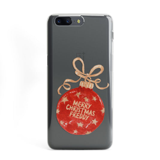 Christmas Bauble Personalised OnePlus Case