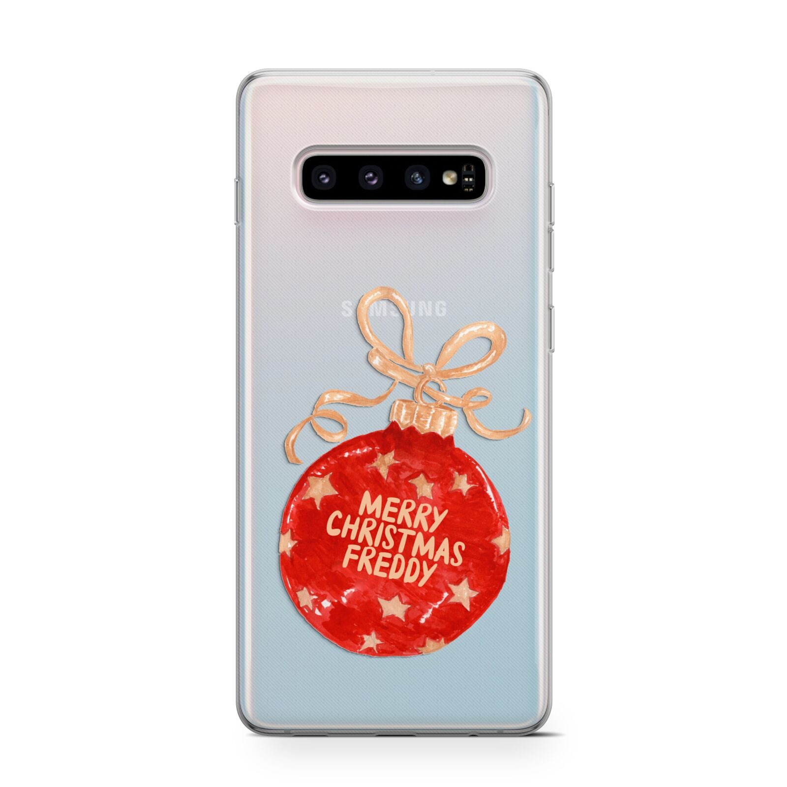 Christmas Bauble Personalised Protective Samsung Galaxy Case