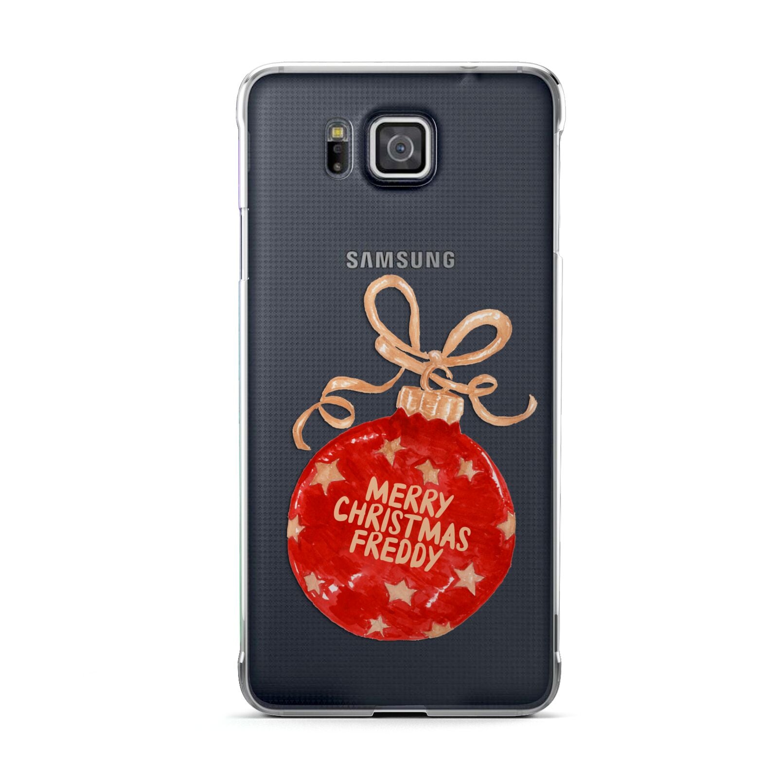 Christmas Bauble Personalised Samsung Galaxy Alpha Case