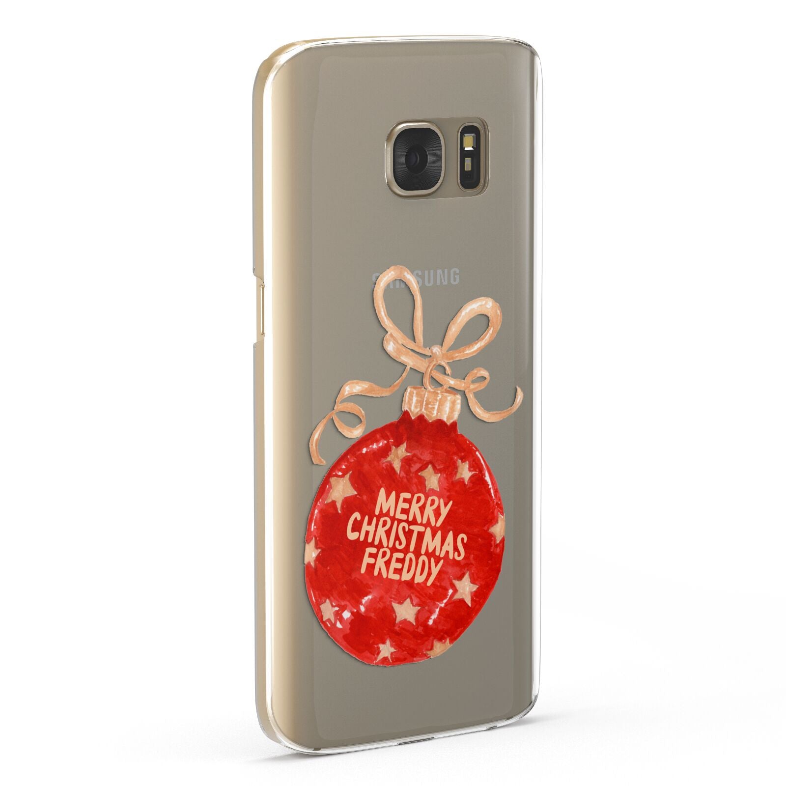 Christmas Bauble Personalised Samsung Galaxy Case Fourty Five Degrees