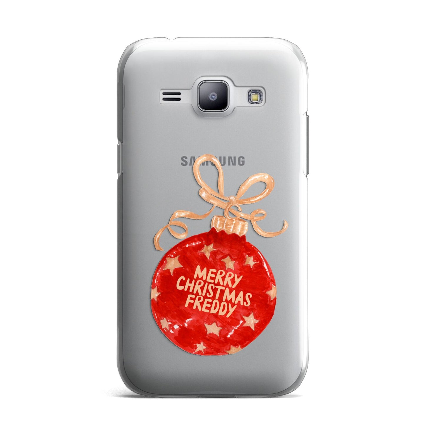 Christmas Bauble Personalised Samsung Galaxy J1 2015 Case