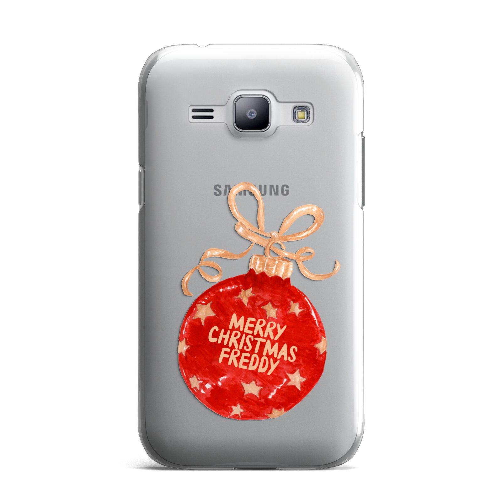 Christmas Bauble Personalised Samsung Galaxy J1 2015 Case