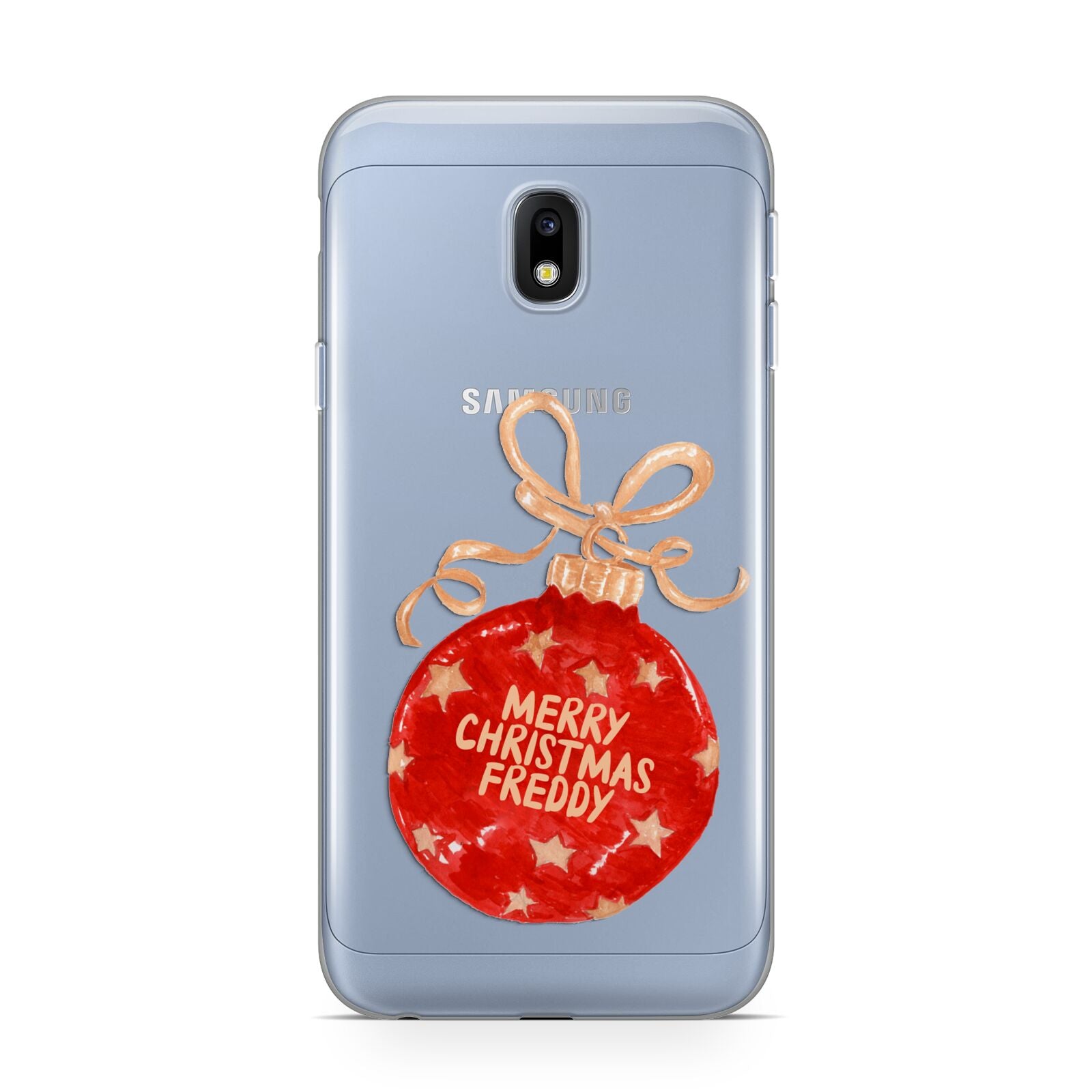 Christmas Bauble Personalised Samsung Galaxy J3 2017 Case