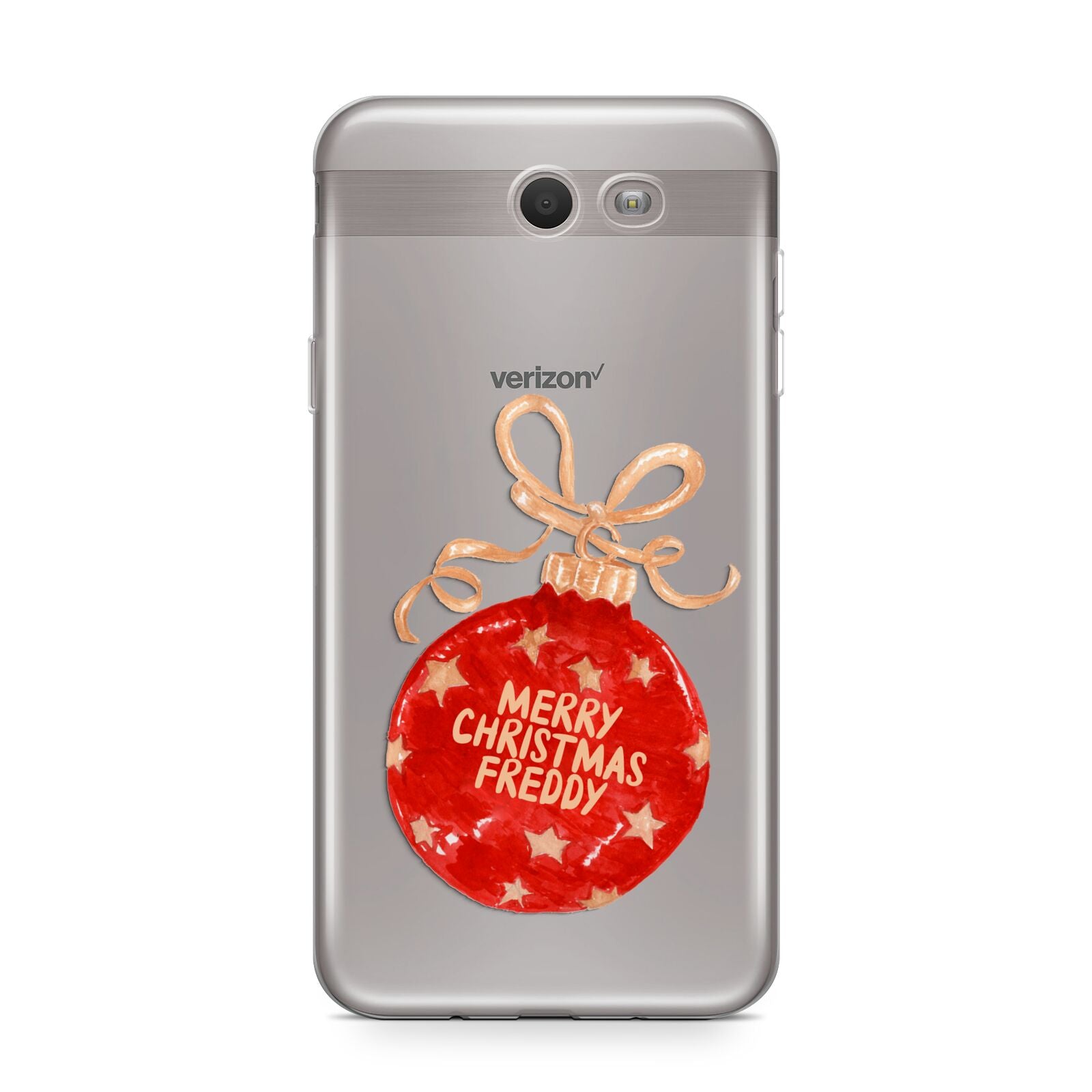 Christmas Bauble Personalised Samsung Galaxy J7 2017 Case