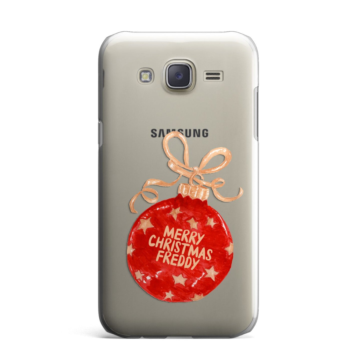 Christmas Bauble Personalised Samsung Galaxy J7 Case