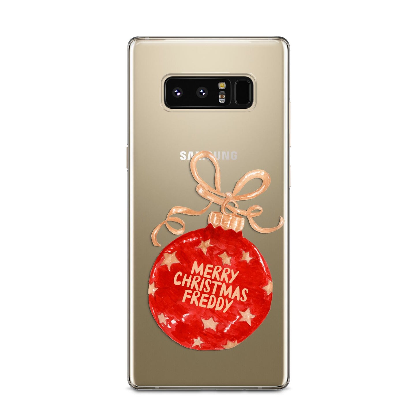 Christmas Bauble Personalised Samsung Galaxy Note 8 Case