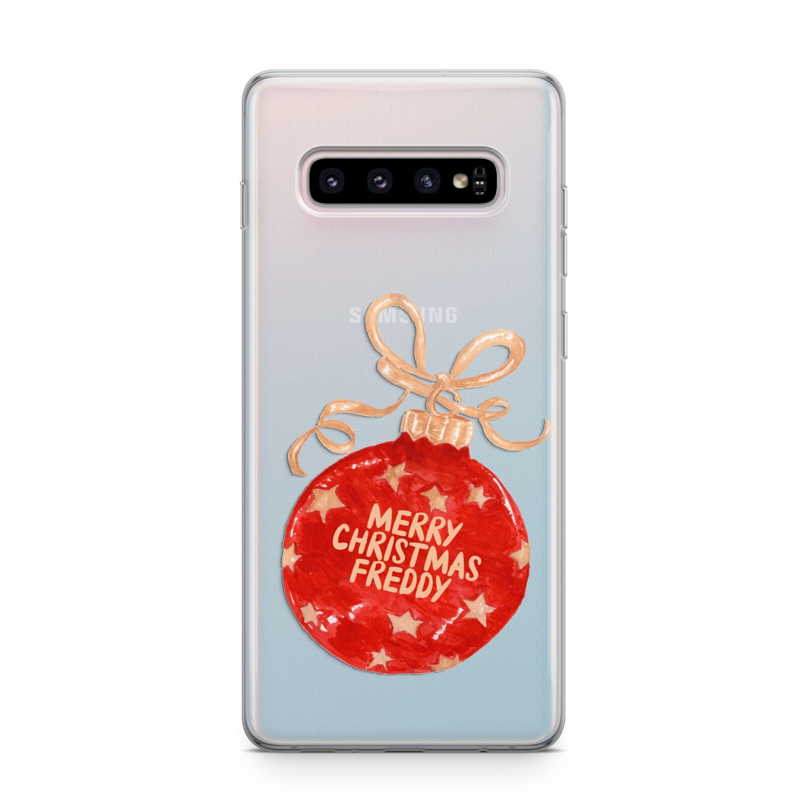 Christmas Bauble Personalised Samsung Galaxy S10 Plus Case