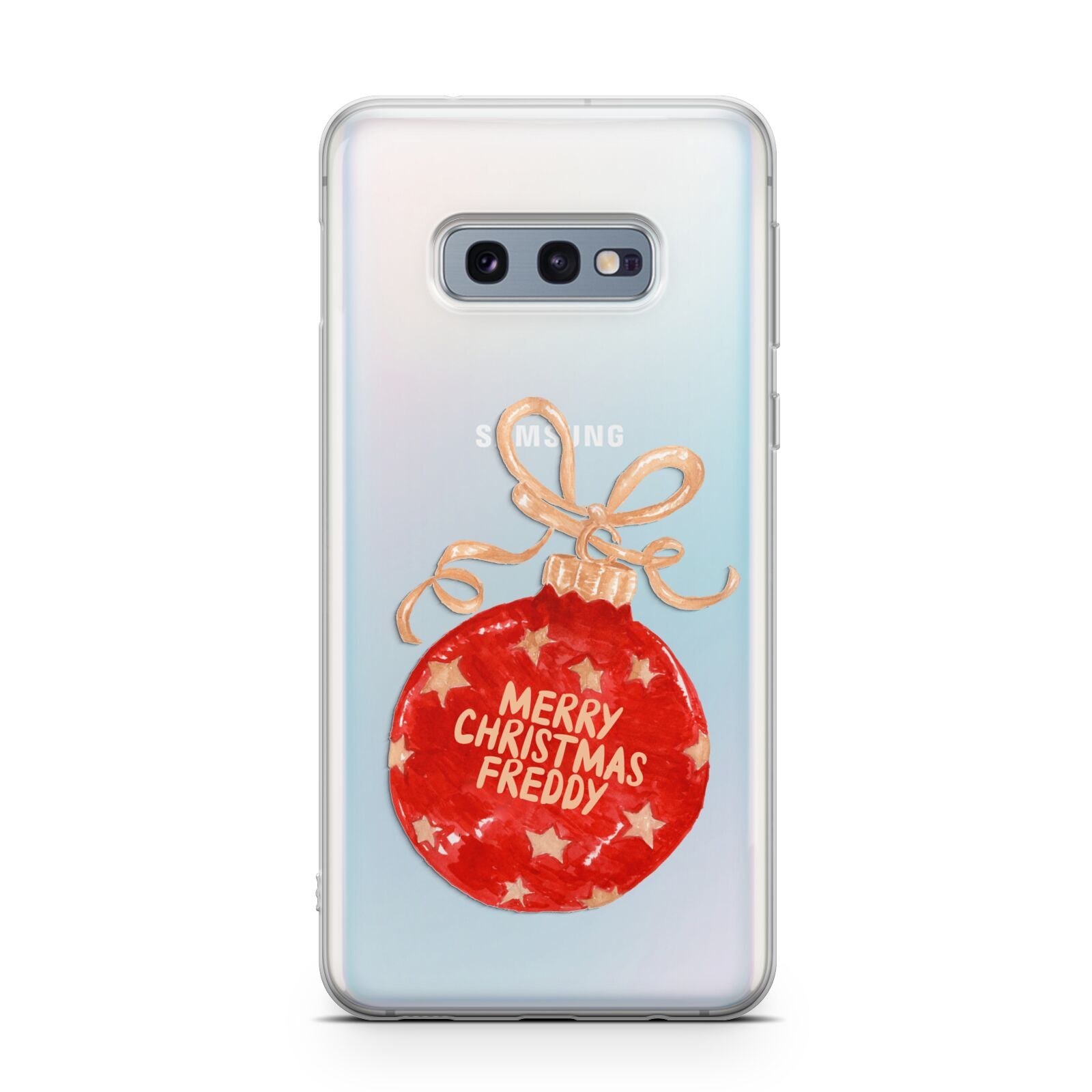 Christmas Bauble Personalised Samsung Galaxy S10E Case