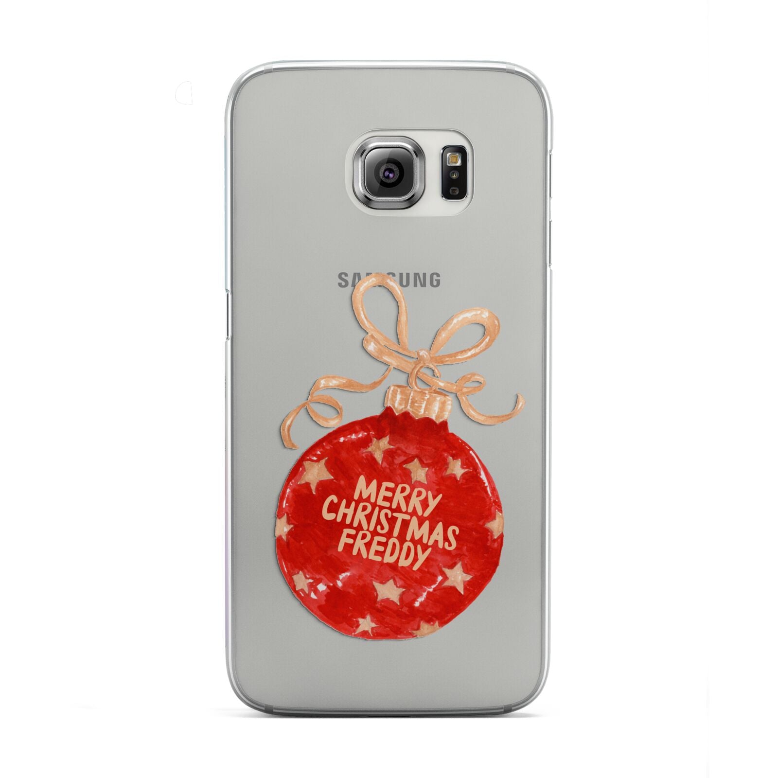 Christmas Bauble Personalised Samsung Galaxy S6 Edge Case