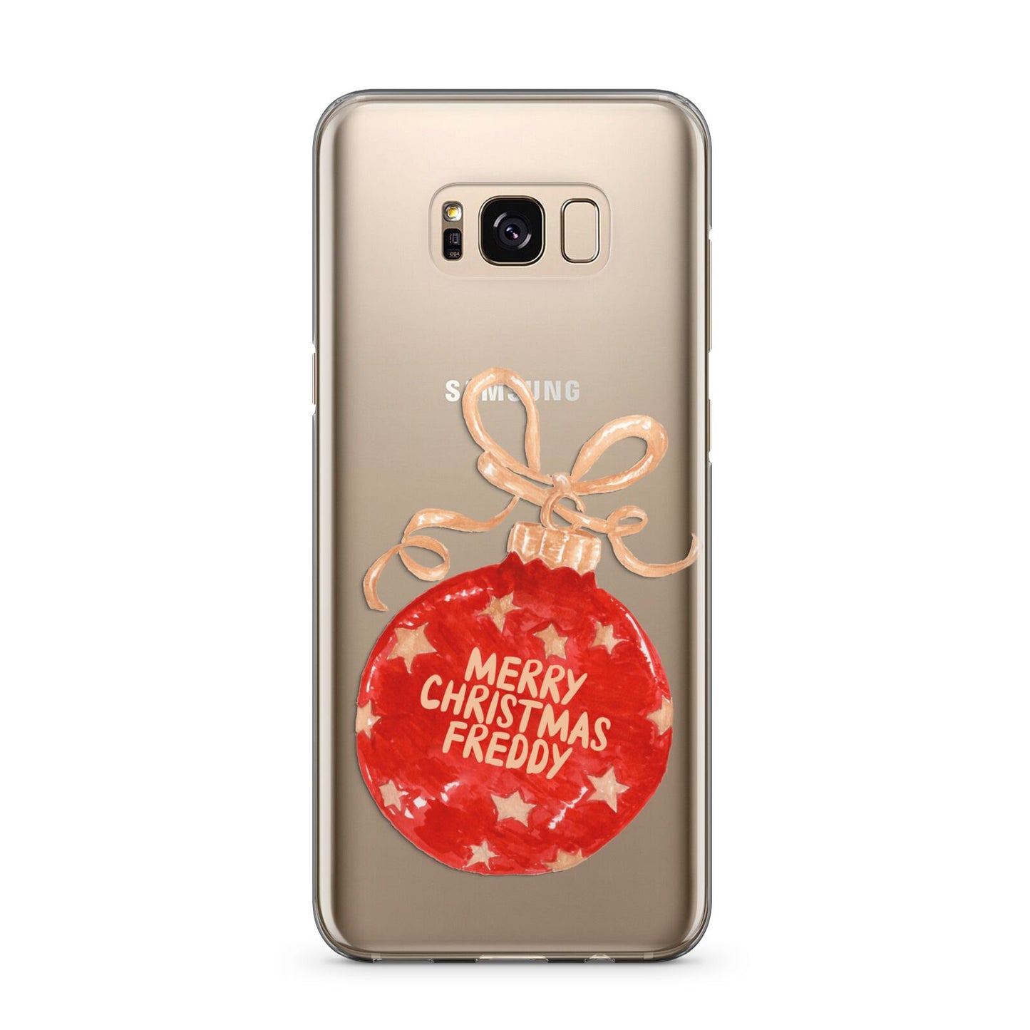 Christmas Bauble Personalised Samsung Galaxy S8 Plus Case