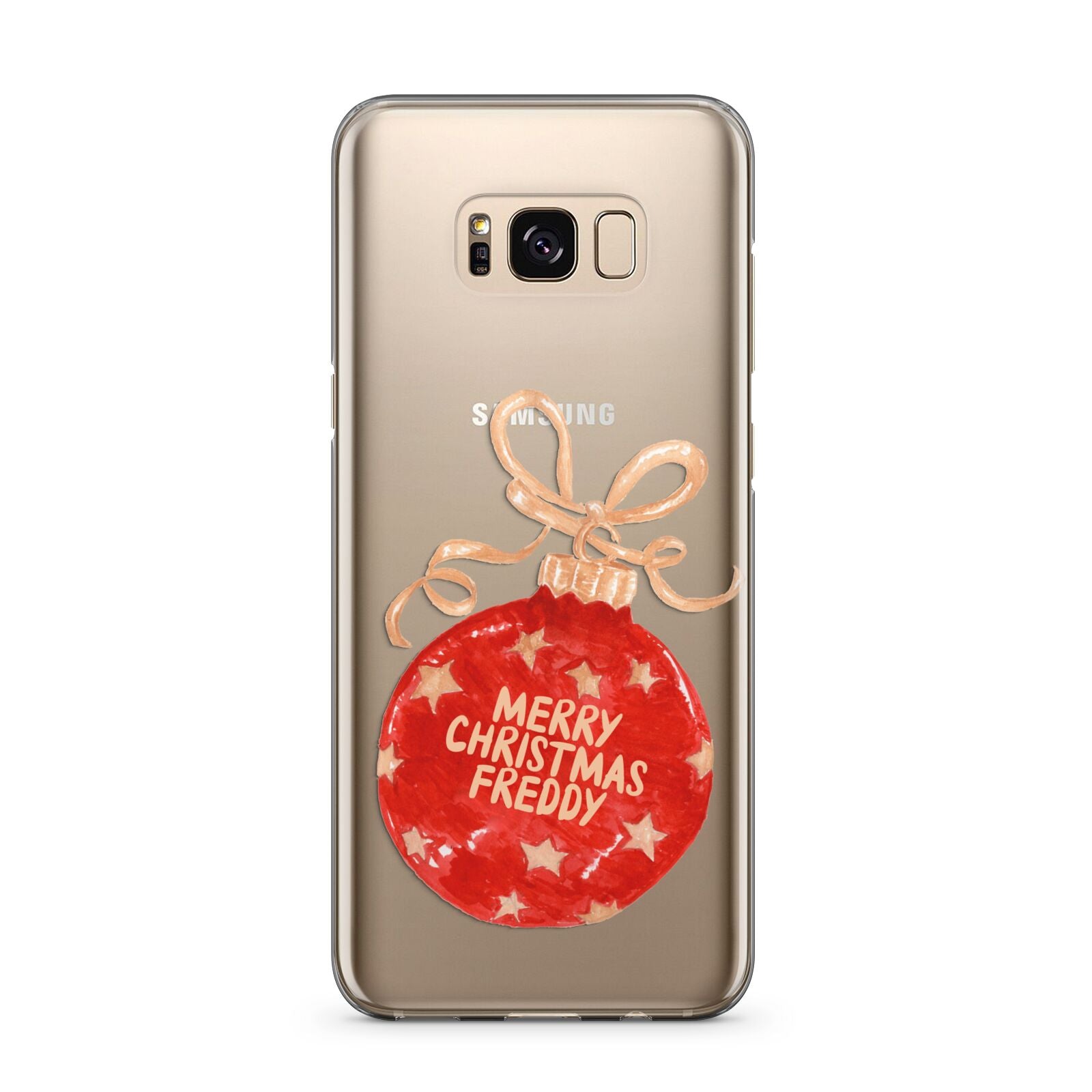 Christmas Bauble Personalised Samsung Galaxy S8 Plus Case