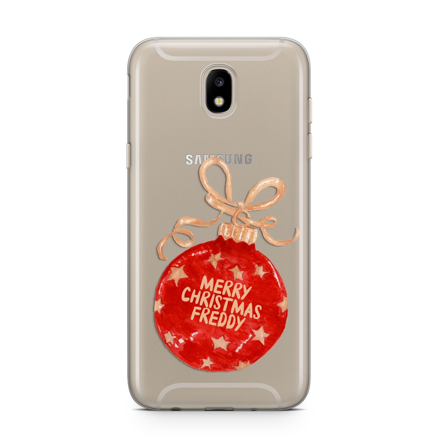 Christmas Bauble Personalised Samsung J5 2017 Case