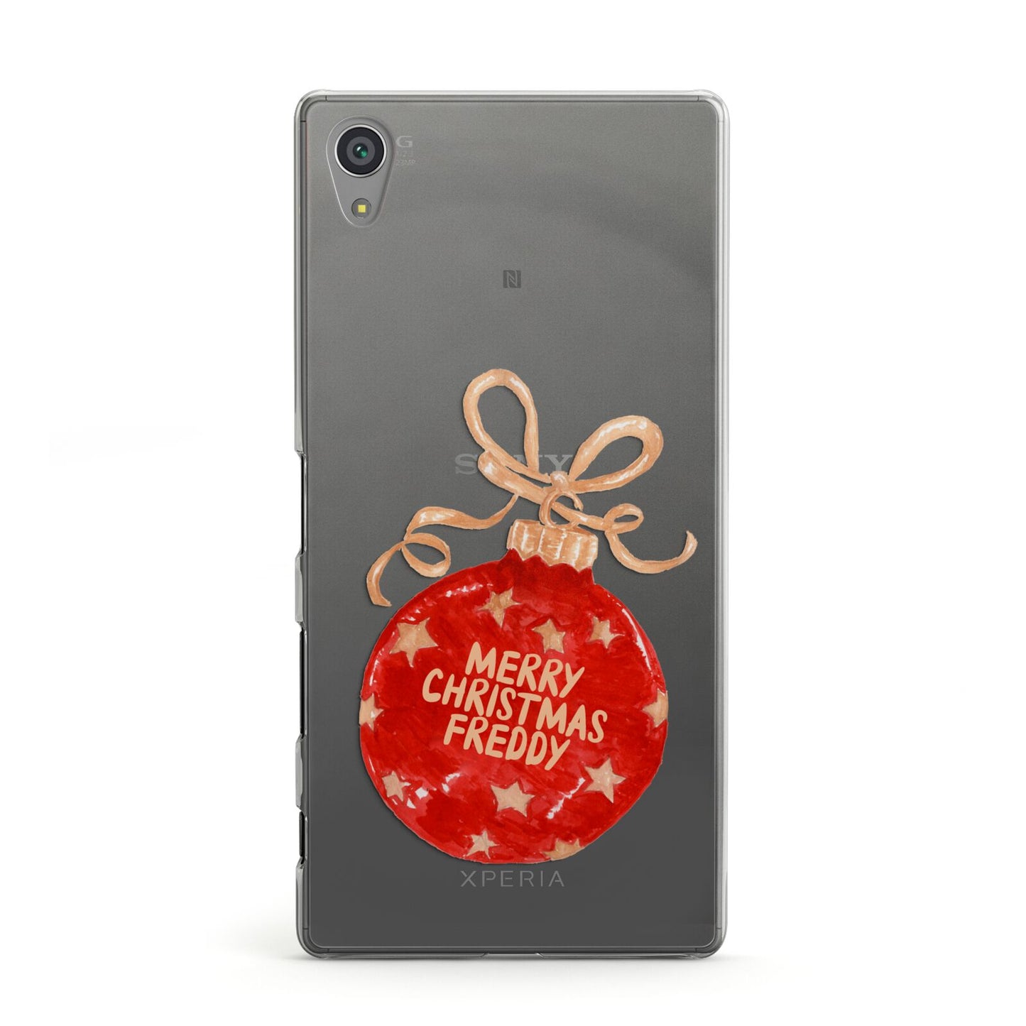 Christmas Bauble Personalised Sony Xperia Case