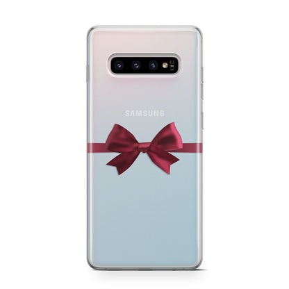 Christmas Bow Samsung Galaxy S10 Case