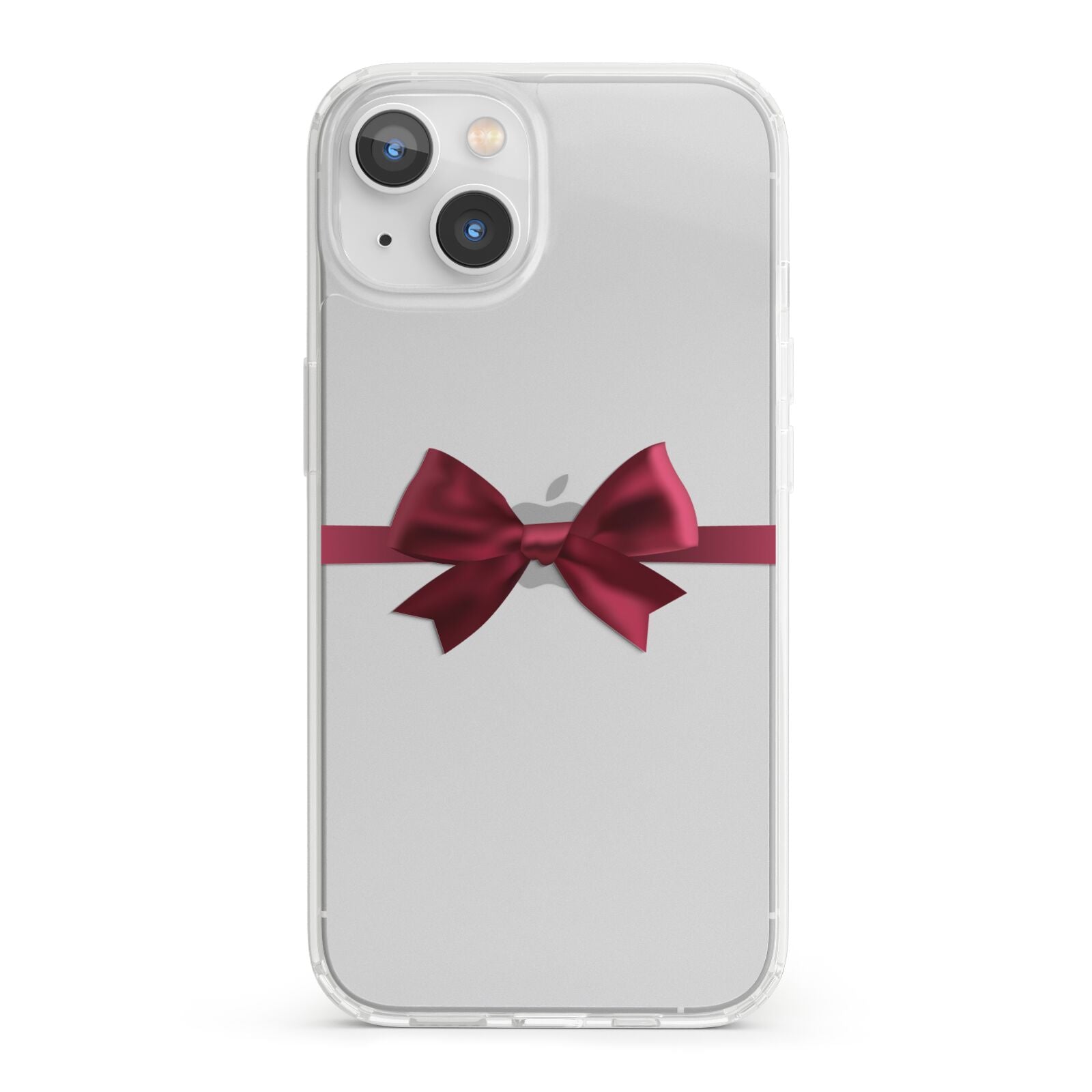 Christmas Bow iPhone 13 Clear Bumper Case