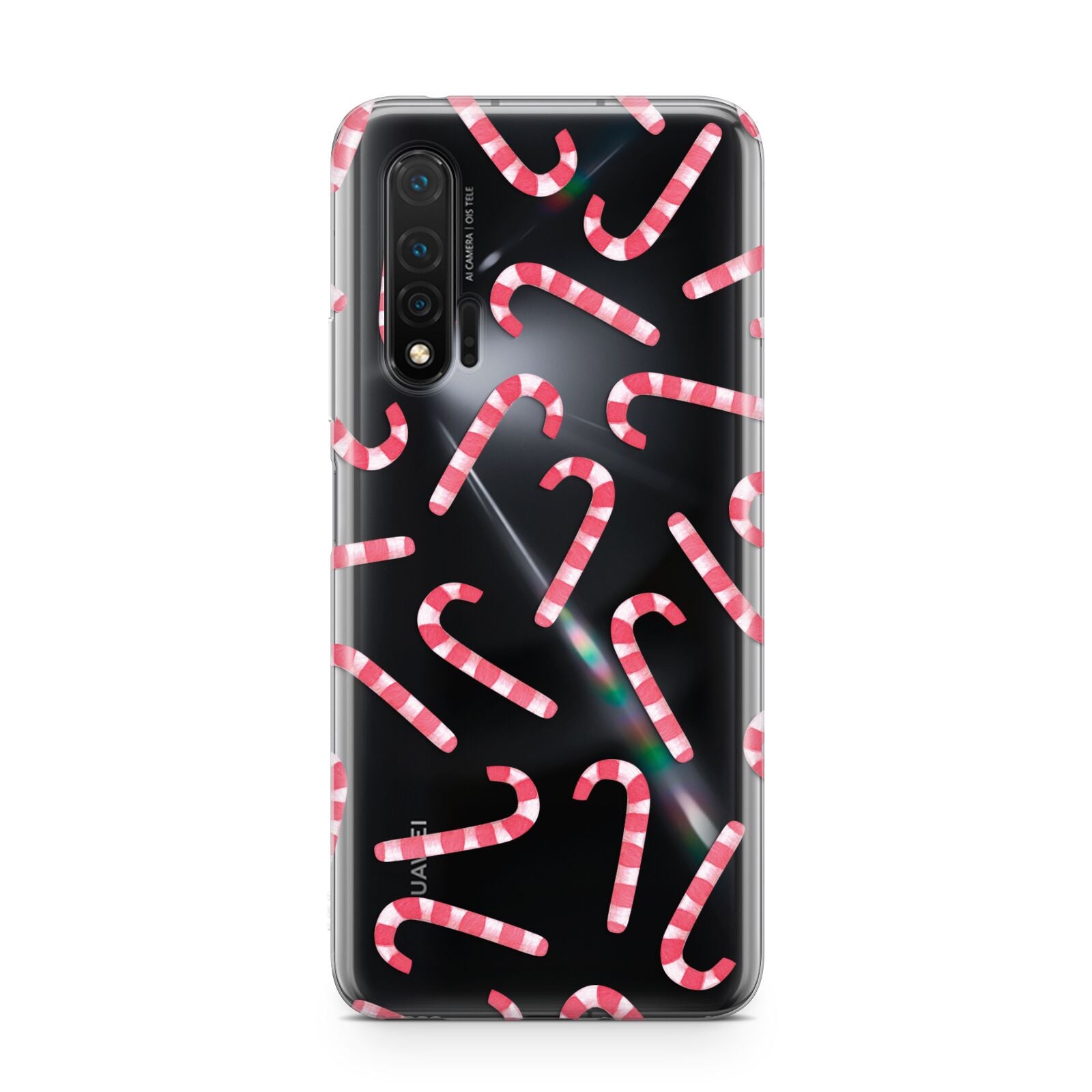 Christmas Candy Cane Huawei Nova 6 Phone Case