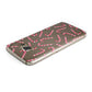 Christmas Candy Cane Samsung Galaxy Case Top Cutout