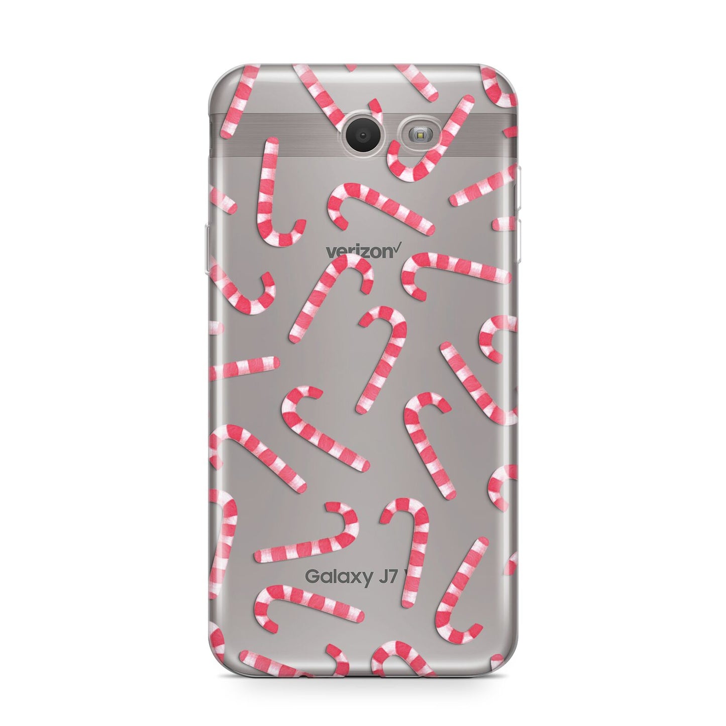 Christmas Candy Cane Samsung Galaxy J7 2017 Case