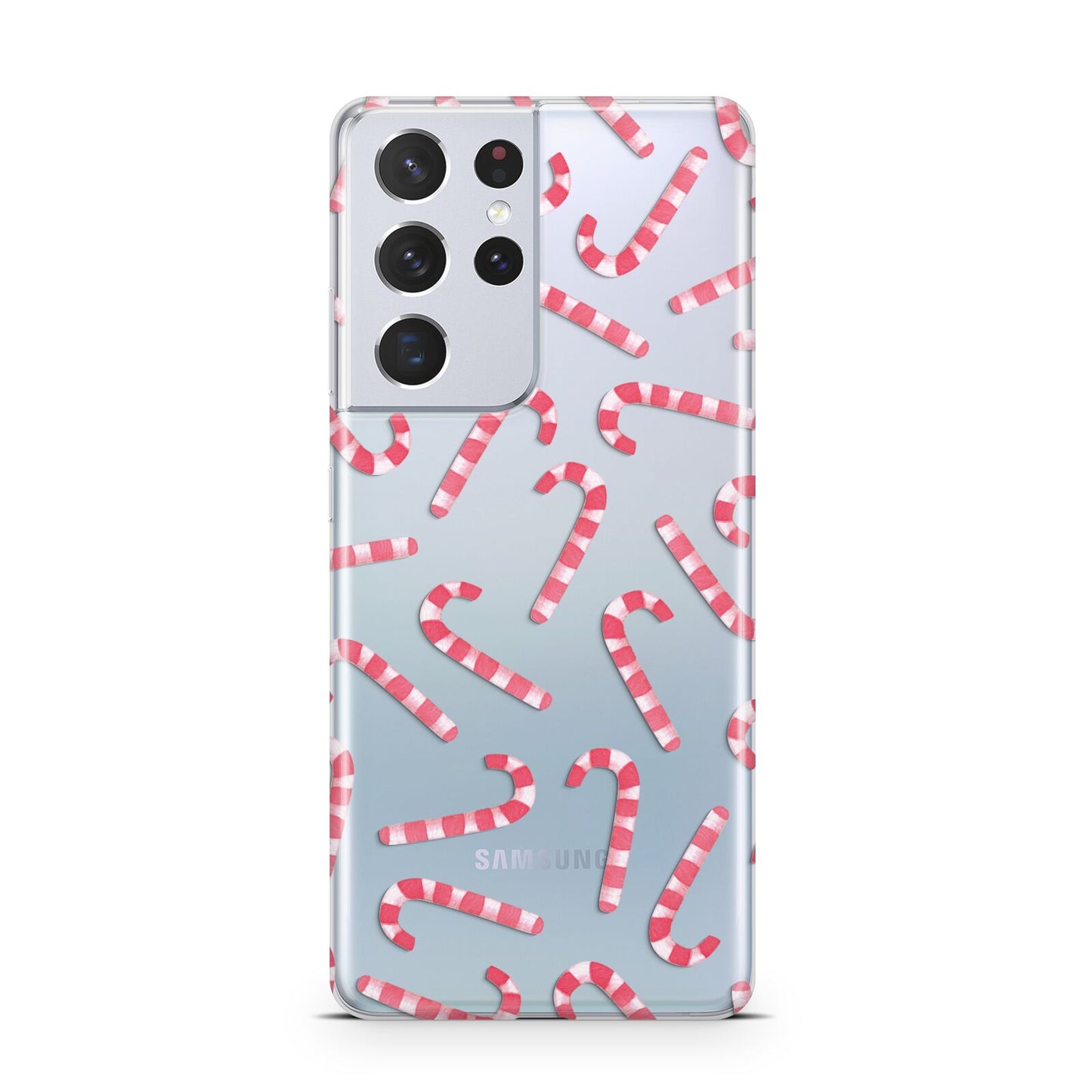 Christmas Candy Cane Samsung S21 Ultra Case