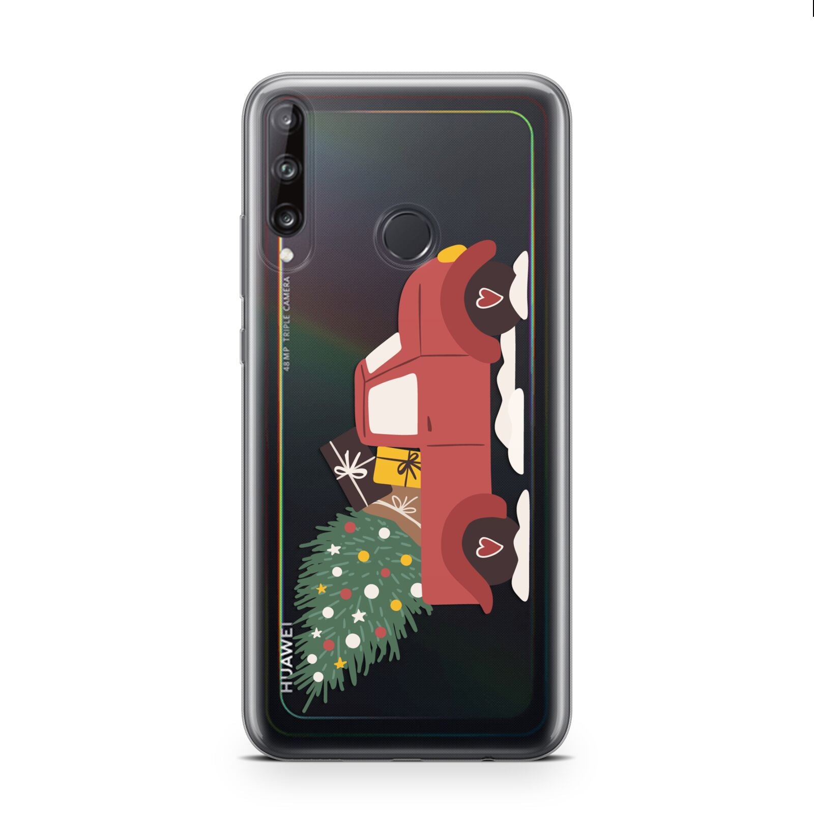 Christmas Car Huawei P40 Lite E Phone Case