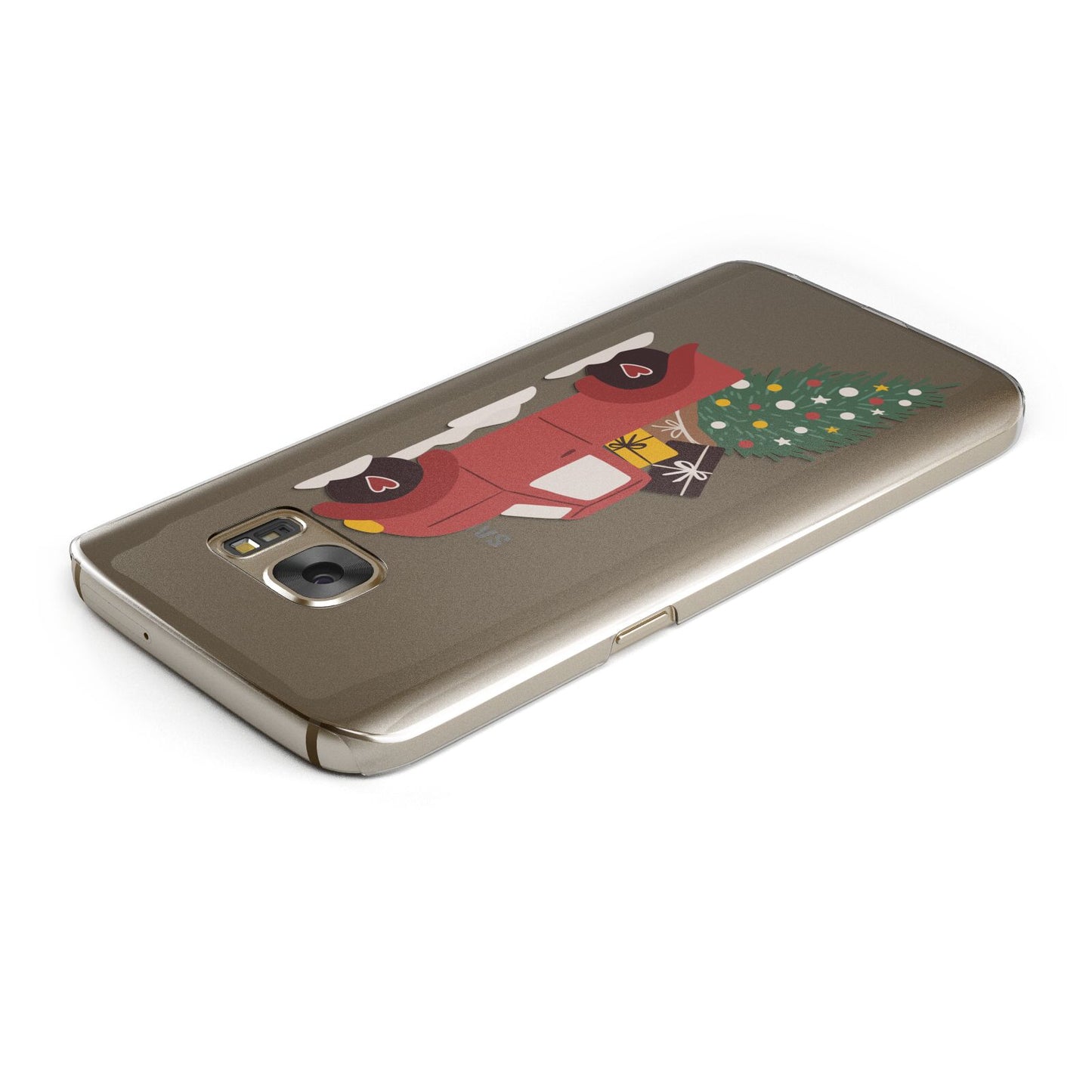 Christmas Car Samsung Galaxy Case Top Cutout