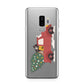 Christmas Car Samsung Galaxy S9 Plus Case on Silver phone