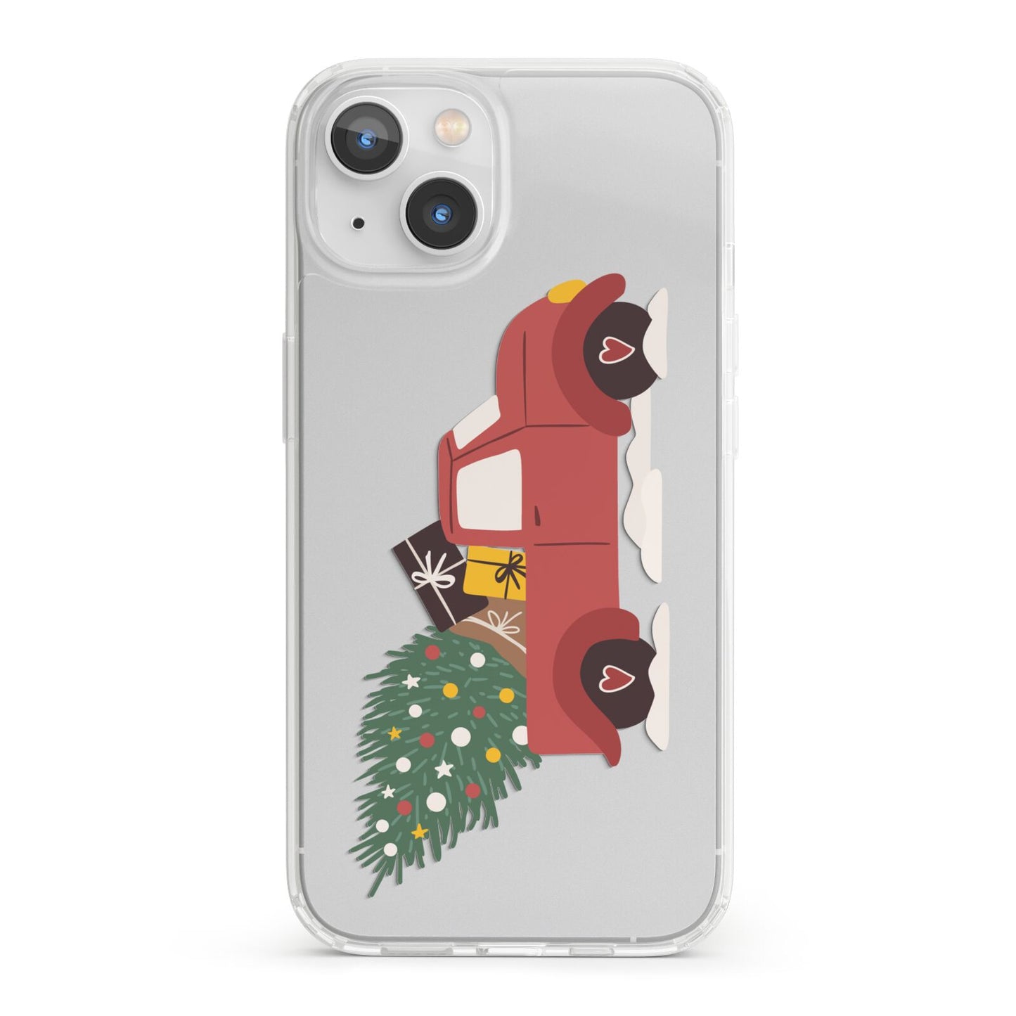 Christmas Car iPhone 13 Clear Bumper Case