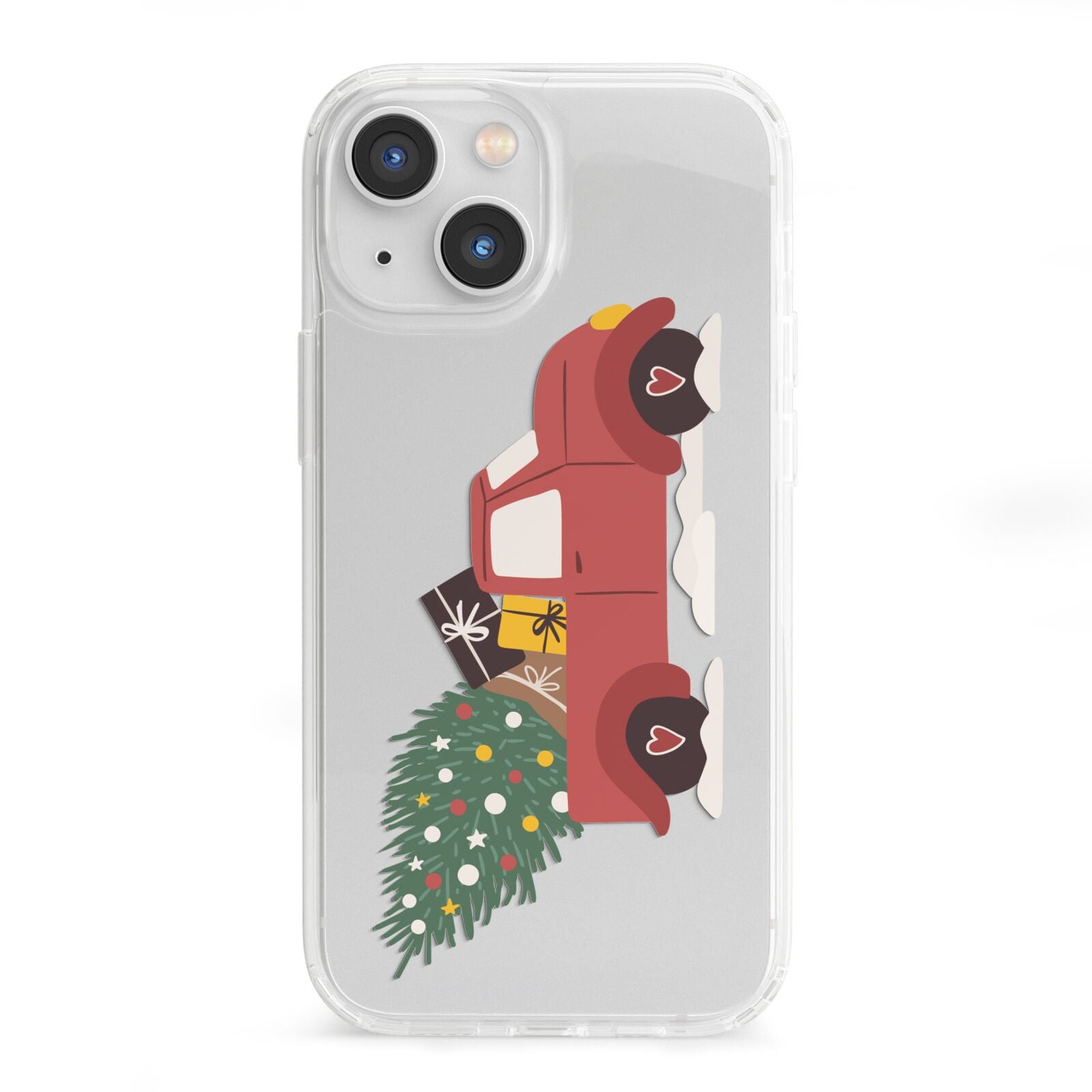 Christmas Car iPhone 13 Mini Clear Bumper Case