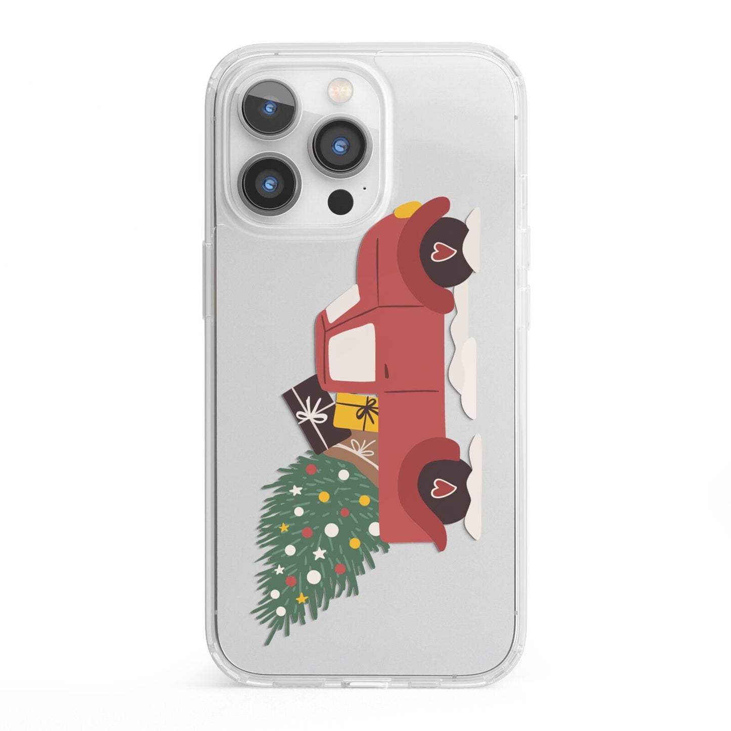 Christmas Car iPhone 13 Pro Clear Bumper Case