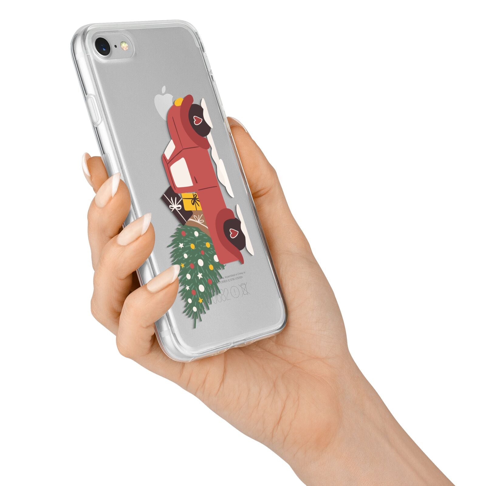 Christmas Car iPhone 7 Bumper Case on Silver iPhone Alternative Image