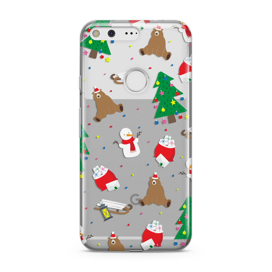 Christmas Clear Google Pixel Case