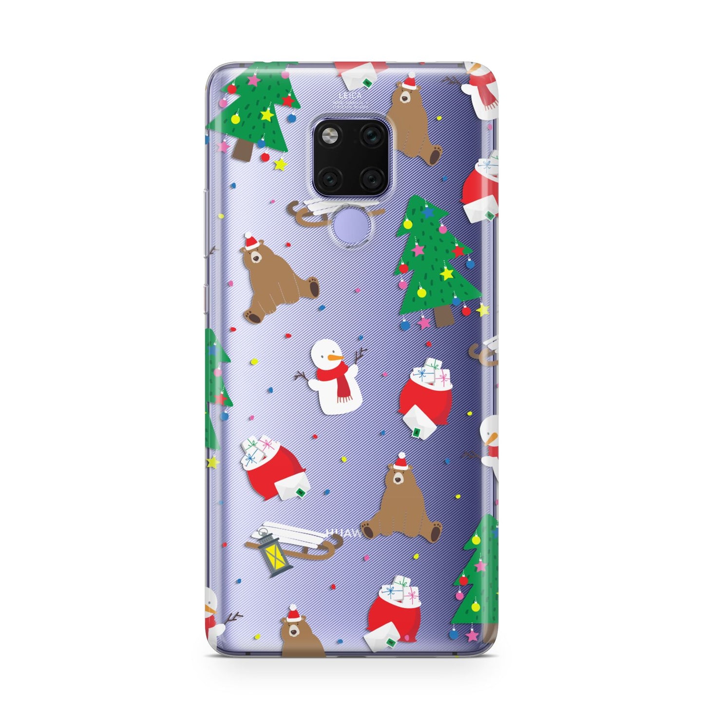 Christmas Clear Huawei Mate 20X Phone Case