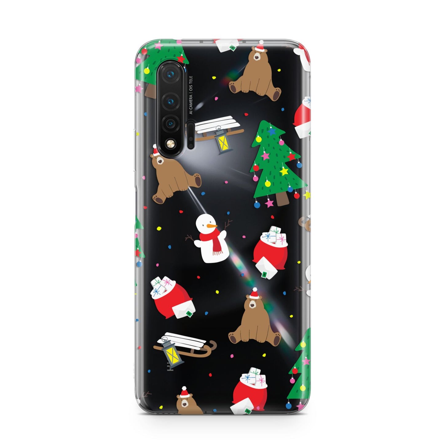 Christmas Clear Huawei Nova 6 Phone Case