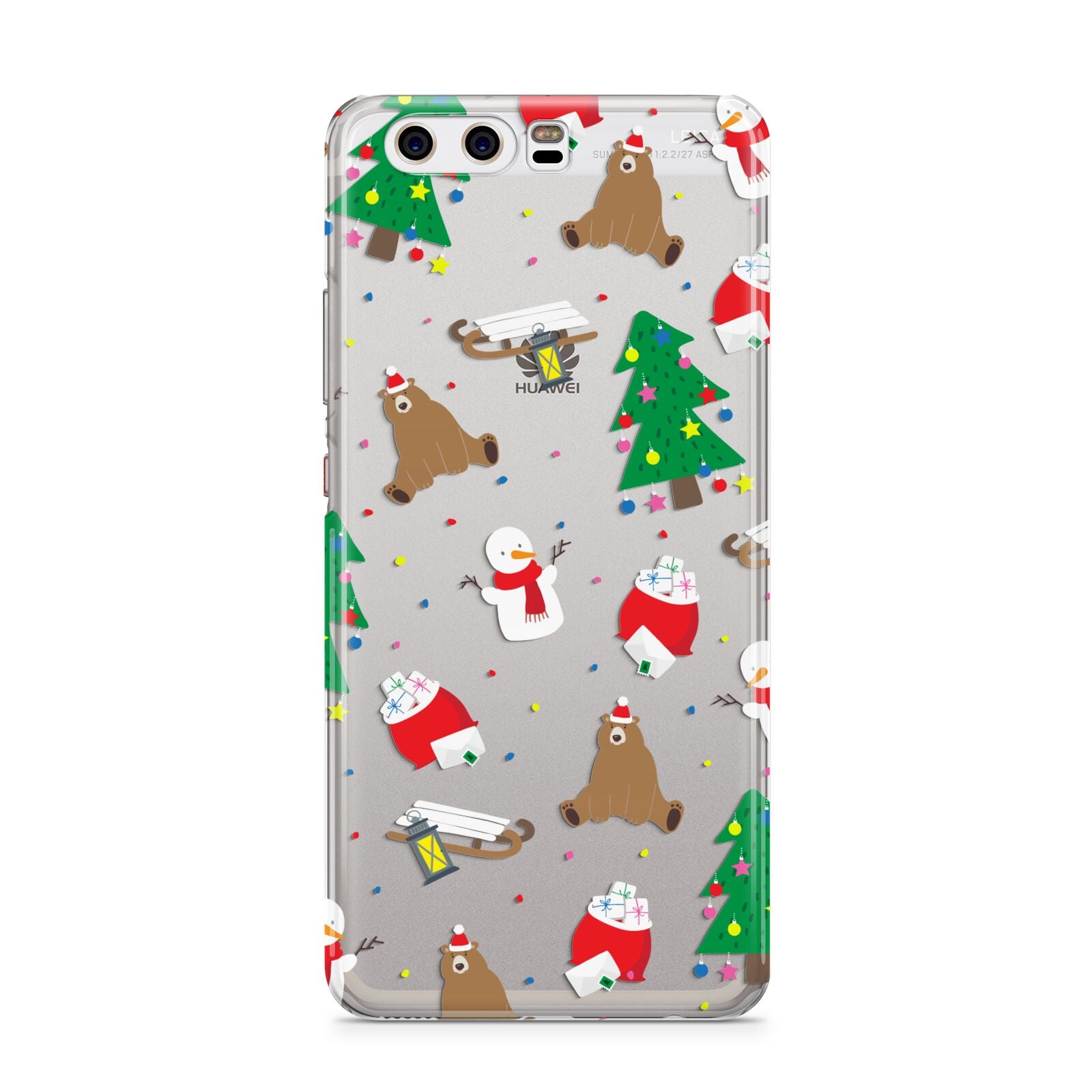 Christmas Clear Huawei P10 Phone Case