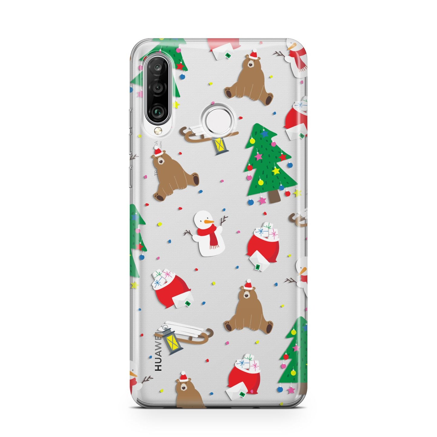 Christmas Clear Huawei P30 Lite Phone Case