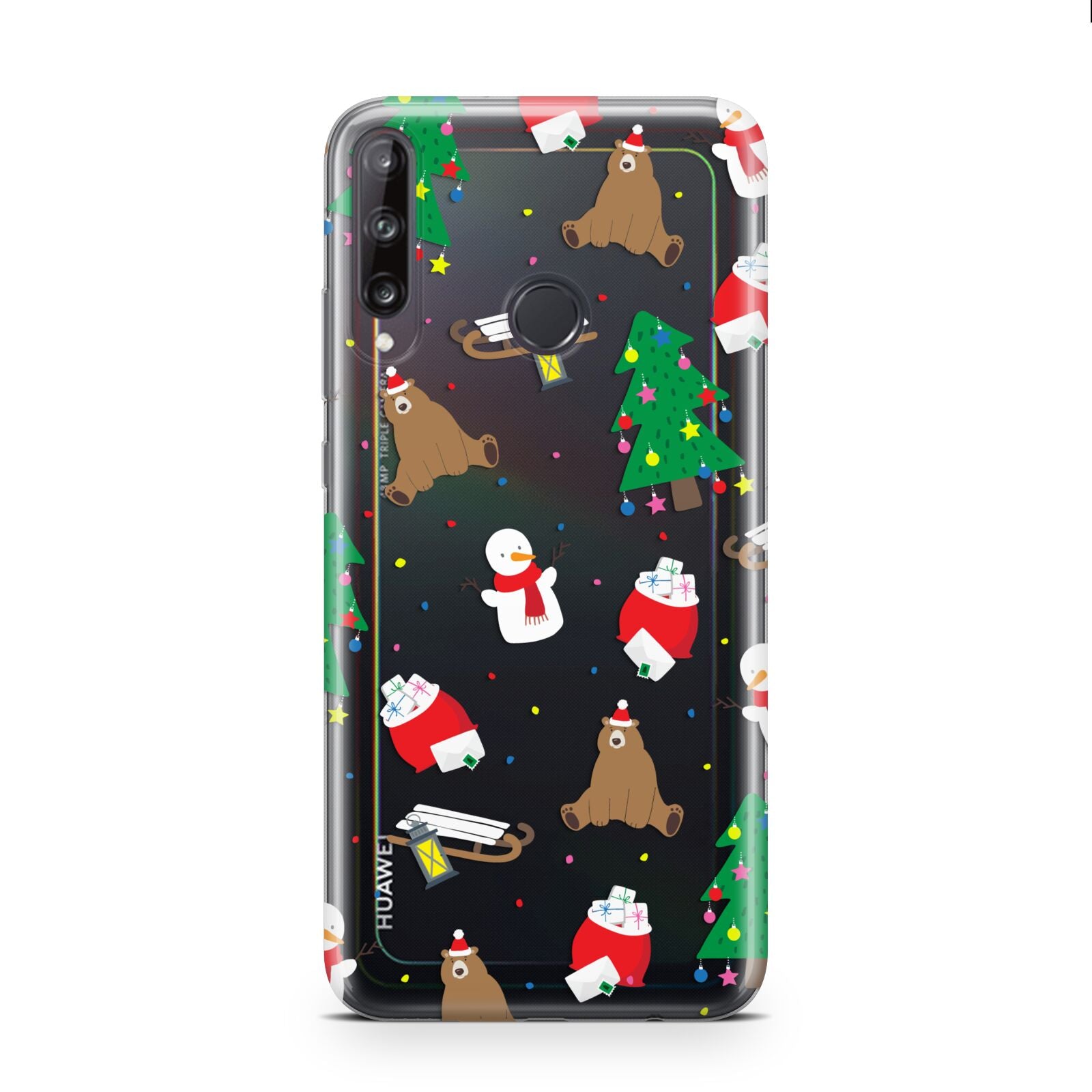 Christmas Clear Huawei P40 Lite E Phone Case