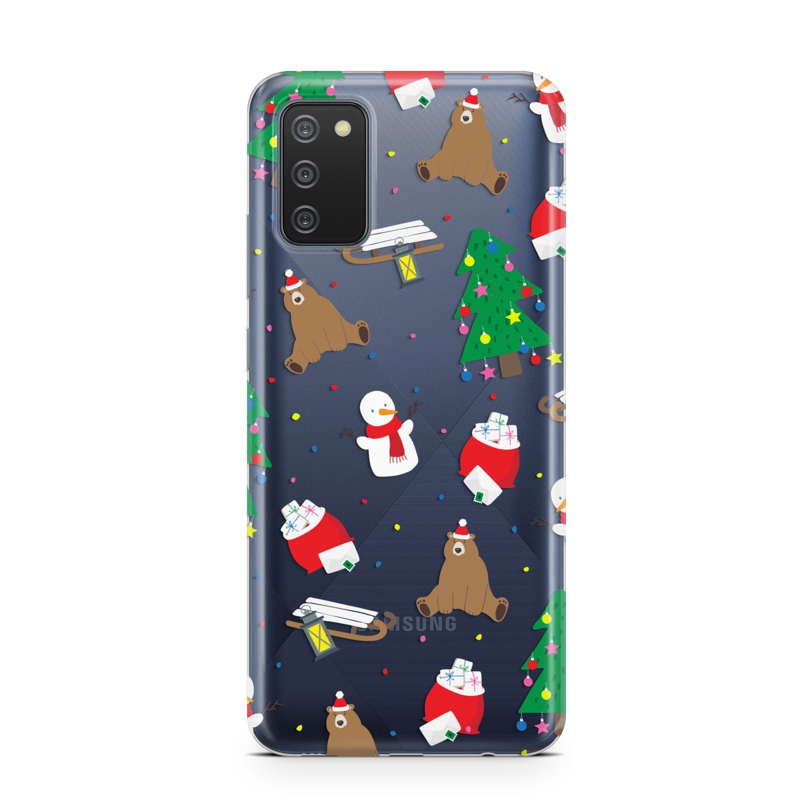 Christmas Clear Samsung A02s Case