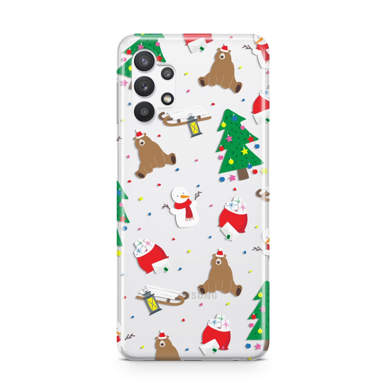 Christmas Clear Samsung A32 5G Case