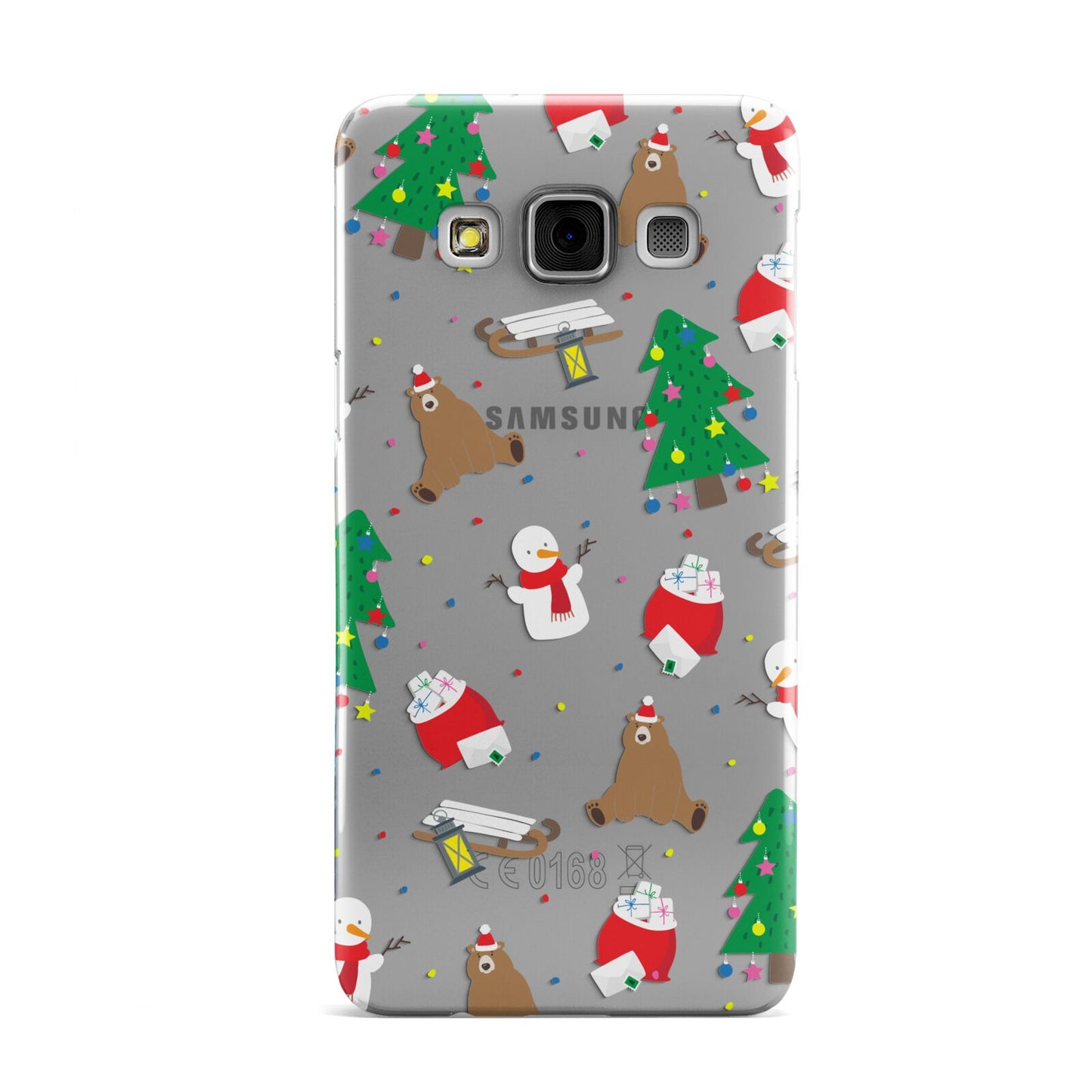 Christmas Clear Samsung Galaxy A3 Case