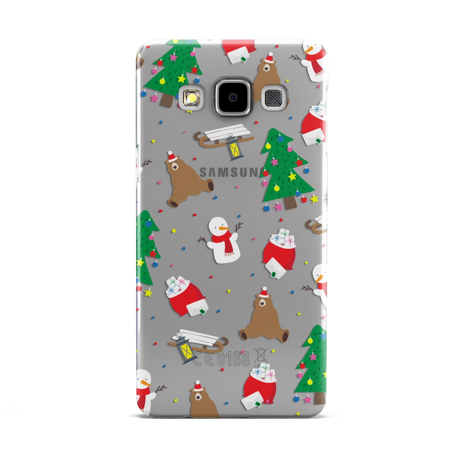 Christmas Clear Samsung Galaxy A5 Case