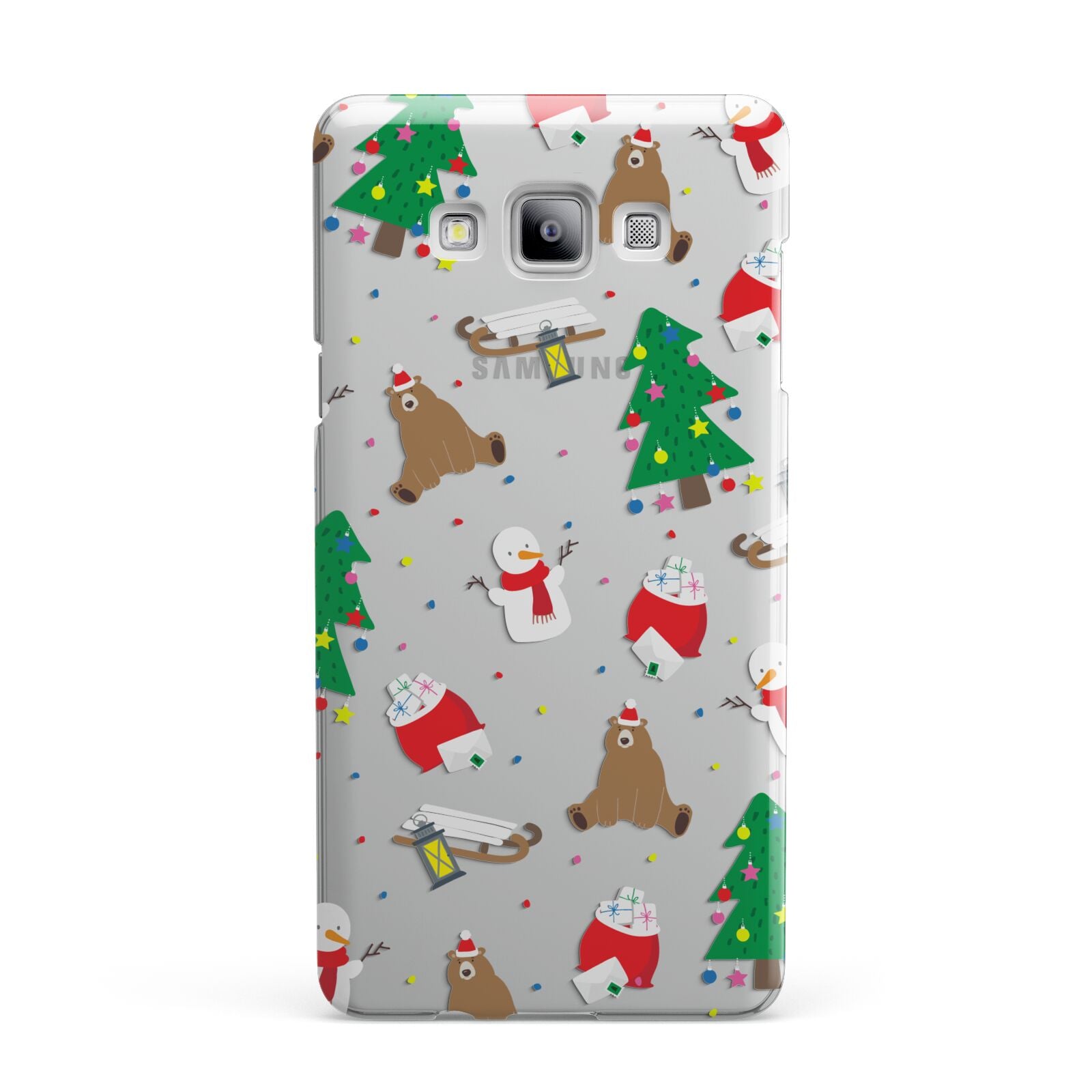 Christmas Clear Samsung Galaxy A7 2015 Case