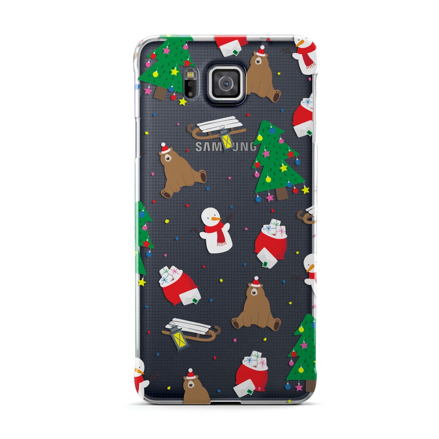 Christmas Clear Samsung Galaxy Alpha Case