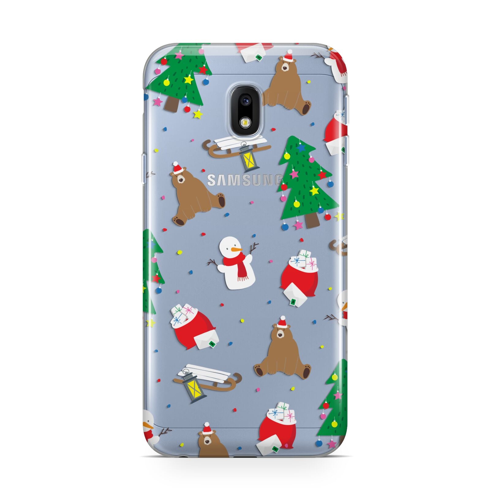 Christmas Clear Samsung Galaxy J3 2017 Case