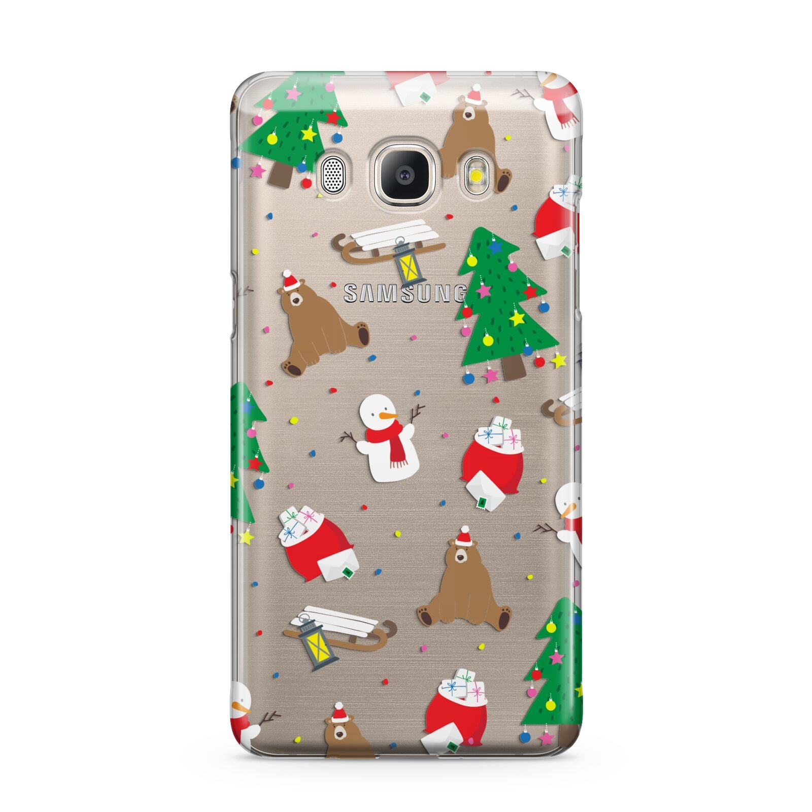Christmas Clear Samsung Galaxy J5 2016 Case
