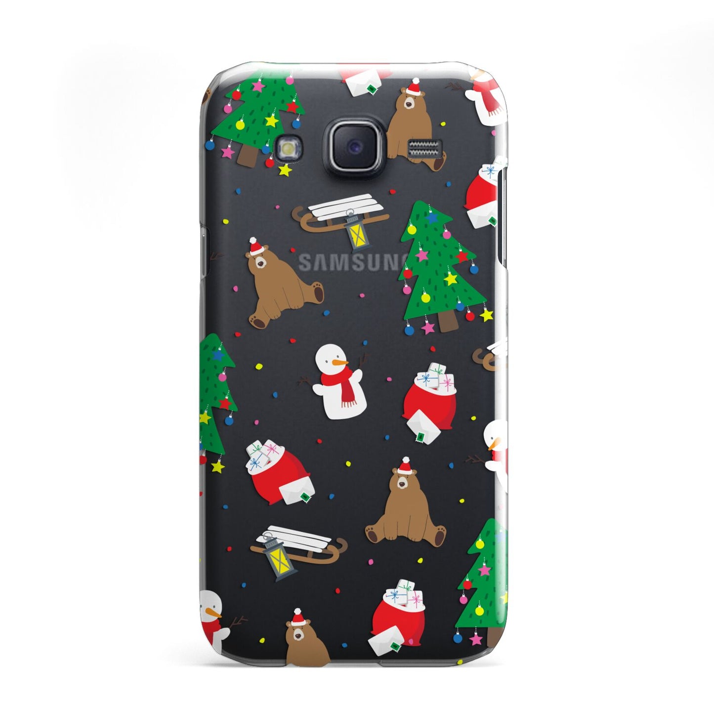 Christmas Clear Samsung Galaxy J5 Case