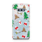 Christmas Clear Samsung Galaxy S10E Case